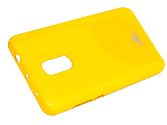 Чехол Mercury Goospery Jelly Case для Xiaomi Redmi Note 4 (желтый, гелевый)