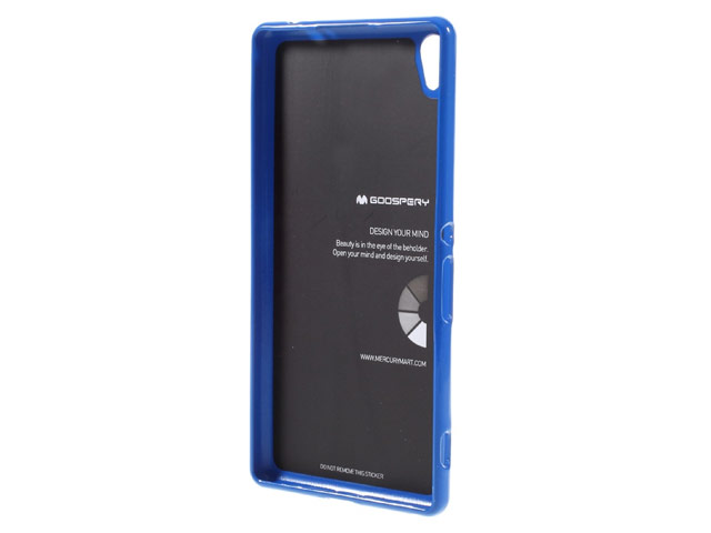 Чехол Mercury Goospery Jelly Case для Sony Xperia XA ultra (синий, гелевый)