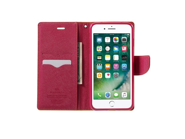 Чехол Mercury Goospery Fancy Diary Case для Apple iPhone 7 (желтый, винилискожа)