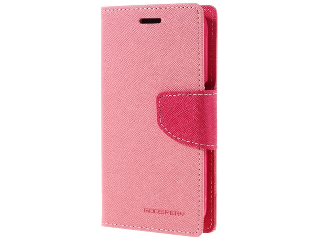 Чехол Mercury Goospery Fancy Diary Case для Samsung Galaxy J1 2016 J120 (розовый, винилискожа)