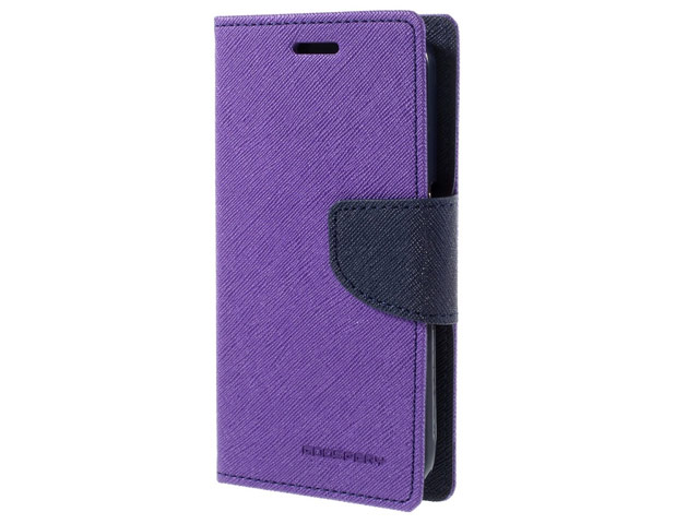 Чехол Mercury Goospery Fancy Diary Case для Samsung Galaxy J1 2016 J120 (фиолетовый, винилискожа)