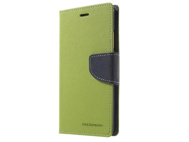 Чехол Mercury Goospery Fancy Diary Case для Samsung Galaxy J1 2016 J120 (зеленый, винилискожа)