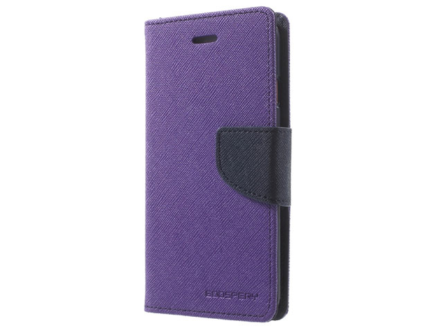 Чехол Mercury Goospery Fancy Diary Case для LG K4 (фиолетовый, винилискожа)