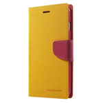 Чехол Mercury Goospery Fancy Diary Case для LG K4 (желтый, винилискожа)