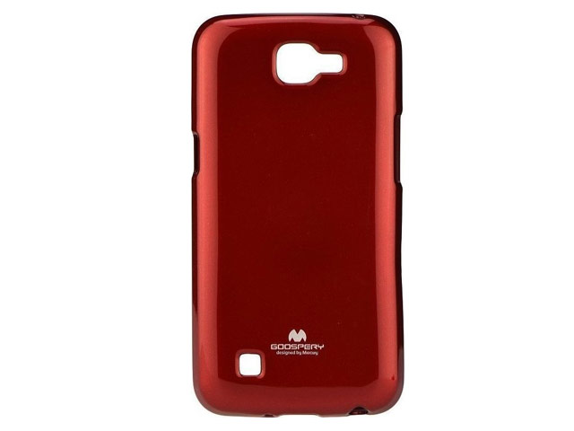 Чехол Mercury Goospery Jelly Case для LG K4 (красный, гелевый)