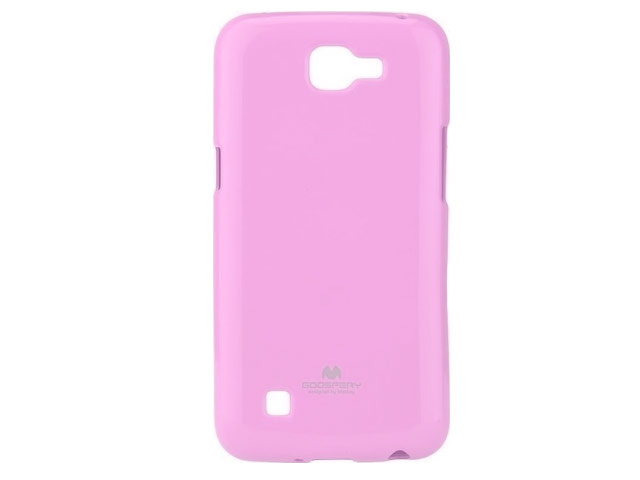 Чехол Mercury Goospery Jelly Case для LG K4 (розовый, гелевый)