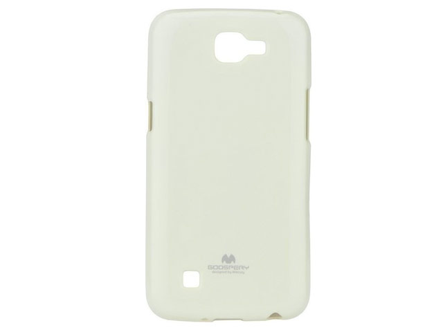 Чехол Mercury Goospery Jelly Case для LG K4 (белый, гелевый)