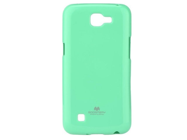 Чехол Mercury Goospery Jelly Case для LG K4 (бирюзовый, гелевый)