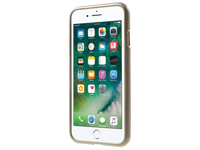 Чехол Mercury Goospery Jelly Case для Apple iPhone 7 (золотистый, гелевый)
