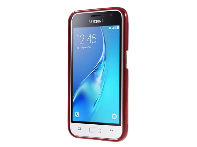 Чехол Mercury Goospery Jelly Case для Samsung Galaxy J1 2016 J120 (красный, гелевый)