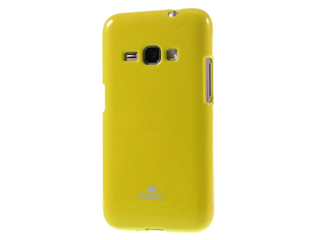 Чехол Mercury Goospery Jelly Case для Samsung Galaxy J1 2016 J120 (желтый, гелевый)