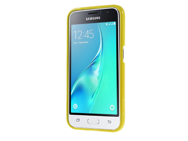 Чехол Mercury Goospery Jelly Case для Samsung Galaxy J1 2016 J120 (желтый, гелевый)
