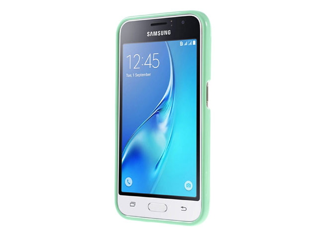 Чехол Mercury Goospery Jelly Case для Samsung Galaxy J1 2016 J120 (бирюзовый, гелевый)