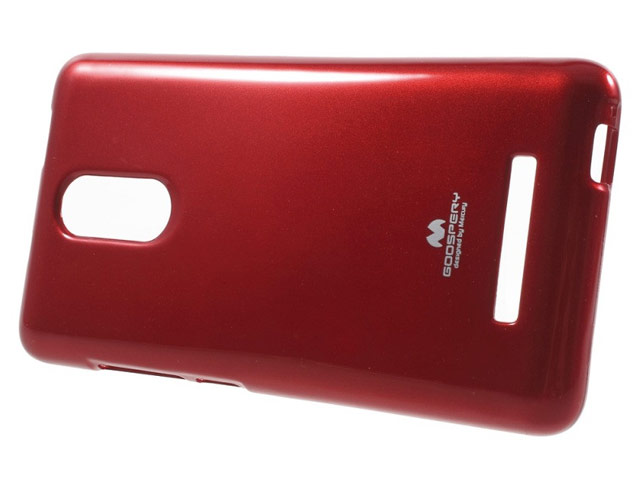 Чехол Mercury Goospery Jelly Case для Xiaomi Redmi Note 3 (красный, гелевый)