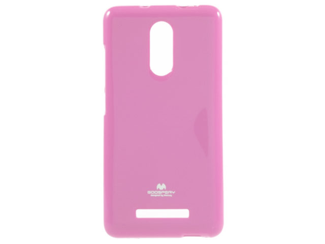 Чехол Mercury Goospery Jelly Case для Xiaomi Redmi Note 3 (розовый, гелевый)