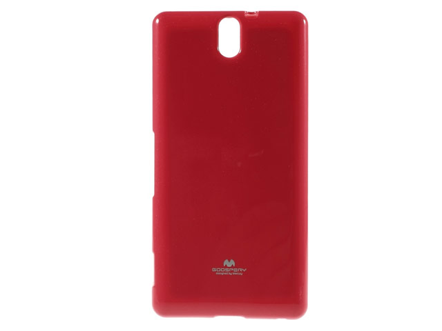 Чехол Mercury Goospery Jelly Case для Sony Xperia C5 ultra (красный, гелевый)