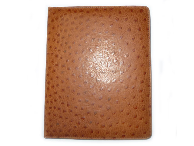 Чехол Loi Ostrich Leather case для Apple iPad 2/New iPad (Ostrich, кожанный)