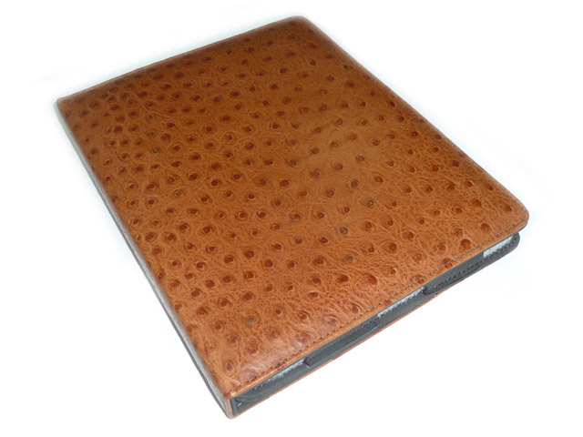 Чехол Loi Ostrich Leather case для Apple iPad 2/New iPad (Ostrich, кожанный)