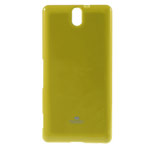 Чехол Mercury Goospery Jelly Case для Sony Xperia C5 ultra (желтый, гелевый)