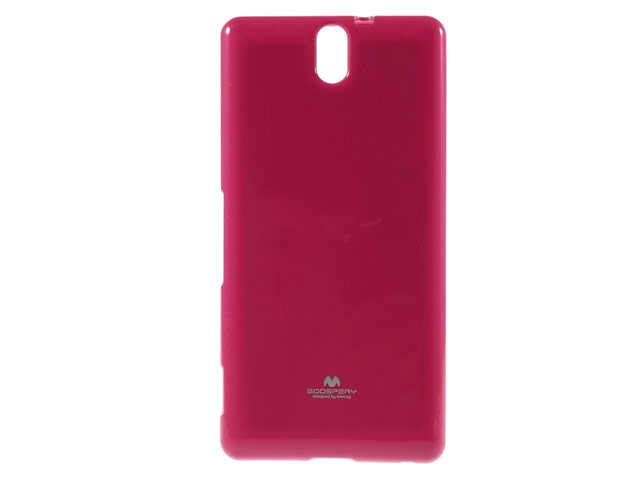 Чехол Mercury Goospery Jelly Case для Sony Xperia C5 ultra (малиновый, гелевый)