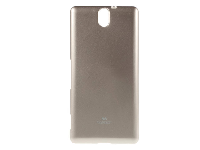 Чехол Mercury Goospery Jelly Case для Sony Xperia C5 ultra (золотистый, гелевый)