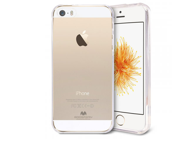 Чехол Mercury Goospery Jelly Case для Apple iPhone 5/5S (прозрачный, гелевый)