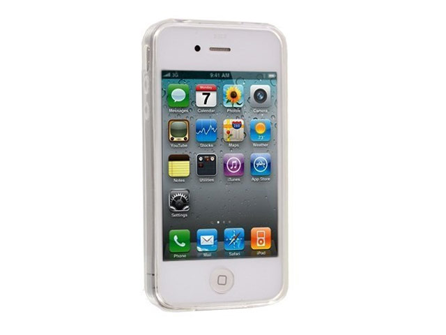 Чехол Mercury Goospery Jelly Case для Apple iPhone 4/4S (прозрачный, гелевый)