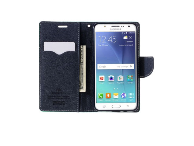 Чехол Mercury Goospery Fancy Diary Case для Samsung Galaxy J5 2016 J510 (голубой, винилискожа)