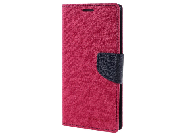 Чехол Mercury Goospery Fancy Diary Case для Samsung Galaxy J5 2016 J510 (малиновый, винилискожа)