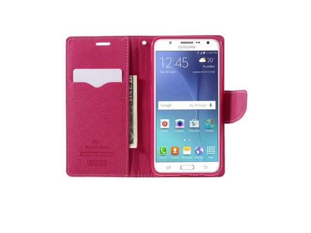 Чехол Mercury Goospery Fancy Diary Case для Samsung Galaxy J3 2016 J320 (розовый, винилискожа)