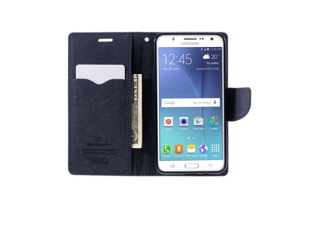 Чехол Mercury Goospery Fancy Diary Case для Samsung Galaxy J3 2016 J320 (фиолетовый, винилискожа)