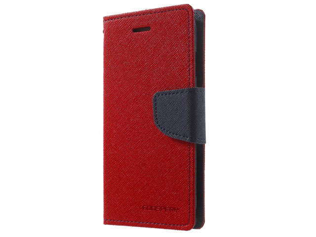 Чехол Mercury Goospery Fancy Diary Case для LG K10 (красный, винилискожа)