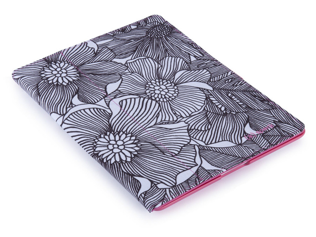 Чехол Speck MagFolio для Apple iPad 2/new iPad (Gray Flower, матерчатый)