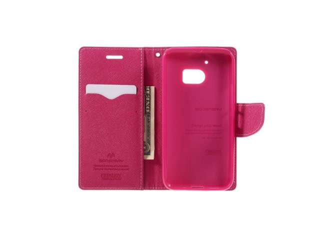 Чехол Mercury Goospery Fancy Diary Case для HTC 10/10 Lifestyle (розовый, винилискожа)