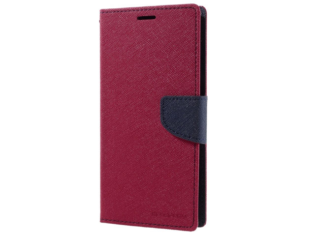 Чехол Mercury Goospery Fancy Diary Case для Sony Xperia X (малиновый, винилискожа)