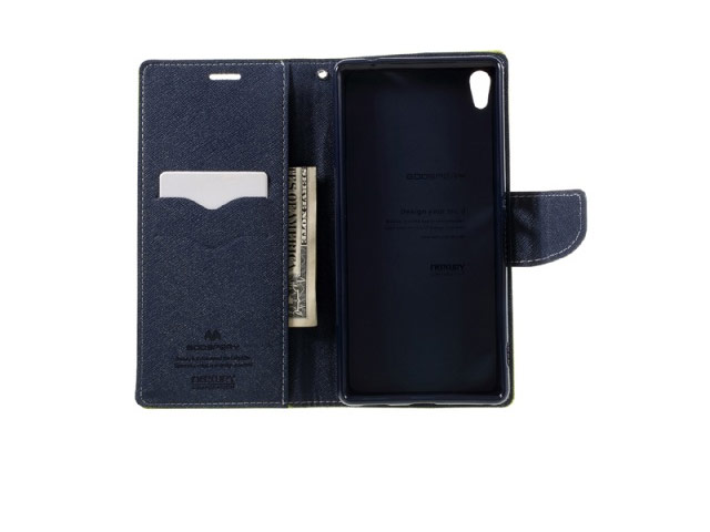 Чехол Mercury Goospery Fancy Diary Case для Sony Xperia X (фиолетовый, винилискожа)