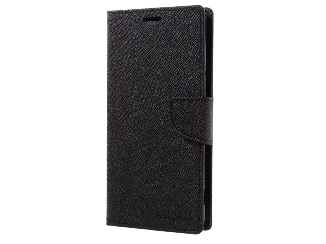 Чехол Mercury Goospery Fancy Diary Case для Sony Xperia XA (черный, винилискожа)