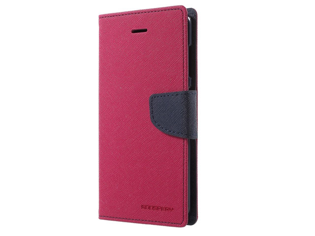 Чехол Mercury Goospery Fancy Diary Case для Asus Zenfone 3 Deluxe ZS570KL (малиновый, винилискожа)