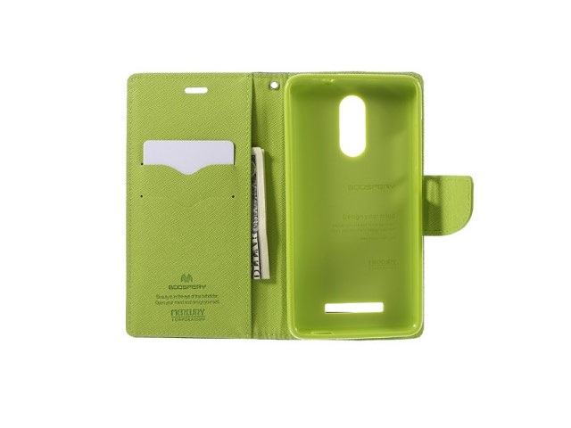 Чехол Mercury Goospery Fancy Diary Case для Xiaomi Redmi Note 3 (синий, винилискожа)