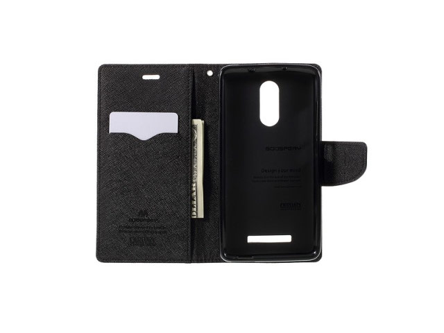 Чехол Mercury Goospery Fancy Diary Case для Xiaomi Redmi Note 3 (коричневый, винилискожа)