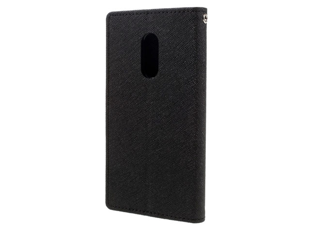 Чехол Mercury Goospery Fancy Diary Case для Xiaomi Redmi Note 4 (черный, винилискожа)