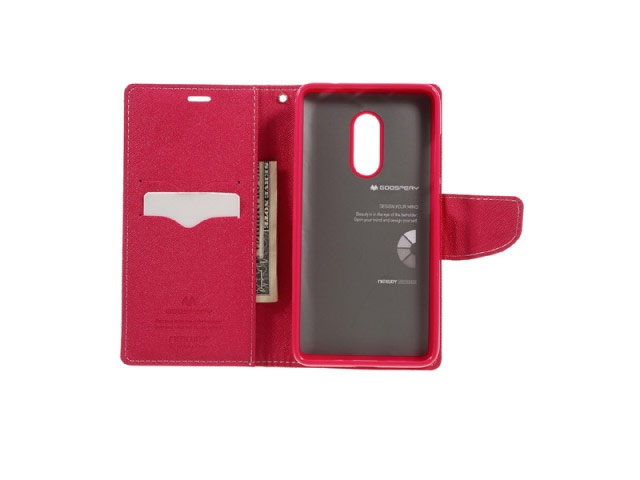 Чехол Mercury Goospery Fancy Diary Case для Xiaomi Redmi Note 4 (желтый, винилискожа)
