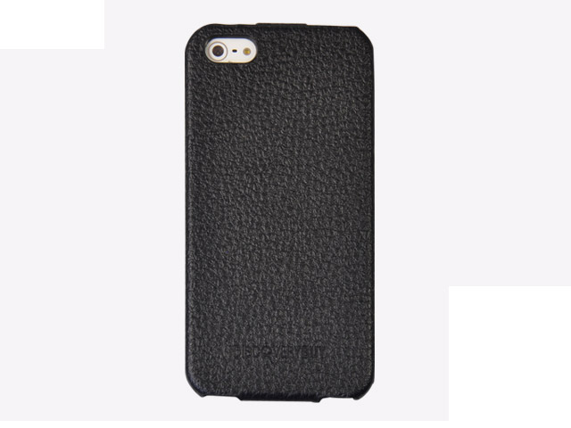 Чехол Discovery Buy case для Apple iPhone 5 (черный, кожанный)