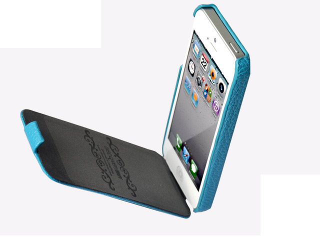 Чехол Discovery Buy case для Apple iPhone 5 (черный, кожанный)