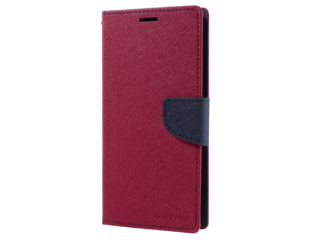 Чехол Mercury Goospery Fancy Diary Case для Sony Xperia XA ultra (малиновый, винилискожа)