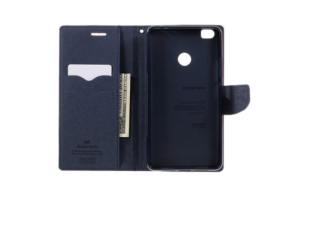 Чехол Mercury Goospery Fancy Diary Case для Xiaomi Mi Max (красный, винилискожа)
