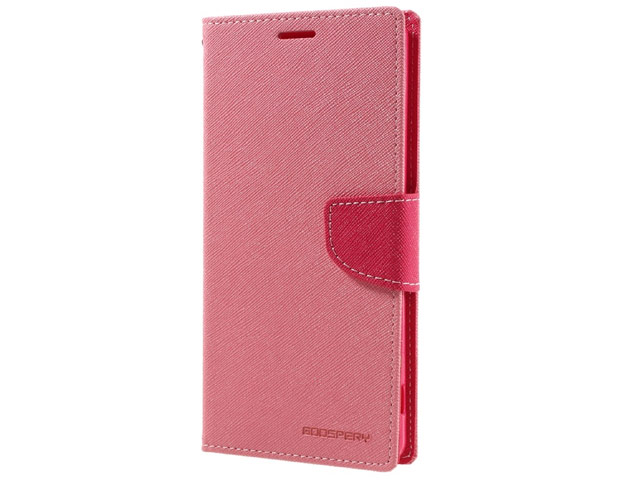 Чехол Mercury Goospery Fancy Diary Case для Sony Xperia XA (розовый, винилискожа)