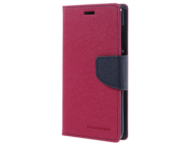 Чехол Mercury Goospery Fancy Diary Case для Xiaomi Redmi 3 (малиновый, винилискожа)