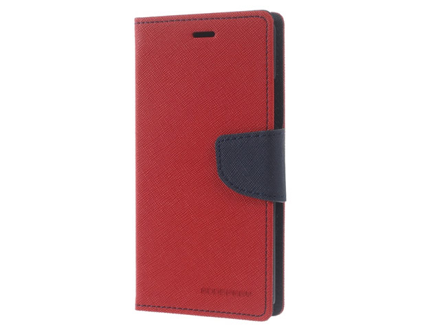 Чехол Mercury Goospery Fancy Diary Case для Huawei P9 lite (красный, винилискожа)