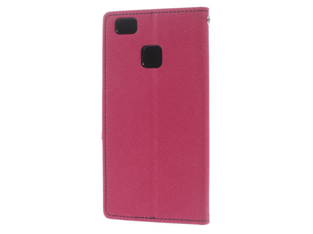 Чехол Mercury Goospery Fancy Diary Case для Huawei P9 lite (красный, винилискожа)